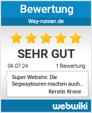 Bewertungen zu way-runner.de
