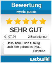 Bewertungen zu mystic-pur.de