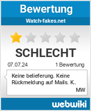 Bewertungen zu watch-fakes.net