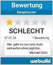Bewertungen zu europrice.net