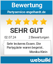 Bewertungen zu partyservice-engelhardt.de