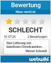 Bewertungen zu maxx-world.de