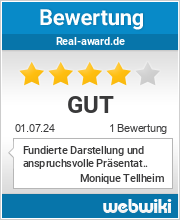 Bewertungen zu real-award.de