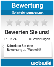 Bewertungen zu solarteichpumpen.net