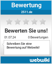 Bewertungen zu 2511.de