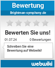 Bewertungen zu brightman-symphony.de