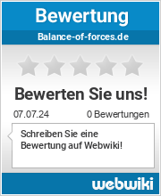 Bewertungen zu balance-of-forces.de
