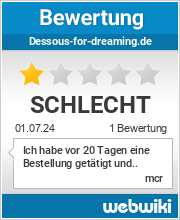 Bewertungen zu dessous-for-dreaming.de