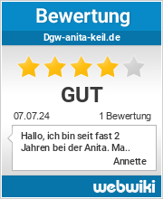 Bewertungen zu dgw-anita-keil.de