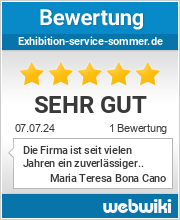 Bewertungen zu exhibition-service-sommer.de