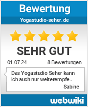 Bewertungen zu yogastudio-seher.de