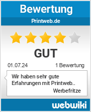 Bewertungen zu printweb.de