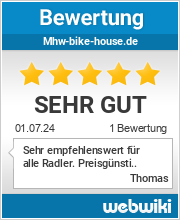 Bewertungen zu mhw-bike-house.de