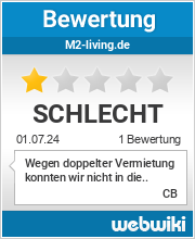 Bewertungen zu m2-living.de