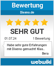Bewertungen zu dixeno.de