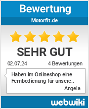 Bewertungen zu motorfit.de