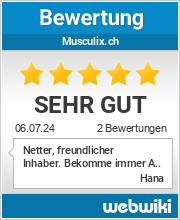 Bewertungen zu musculix.ch