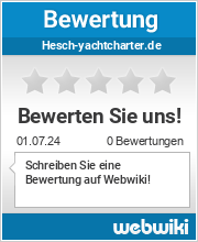 Bewertungen zu hesch-yachtcharter.de