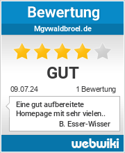 Bewertungen zu mgvwaldbroel.de