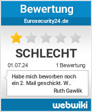 Bewertungen zu eurosecurity24.de