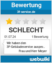 Bewertungen zu 3f-service.de