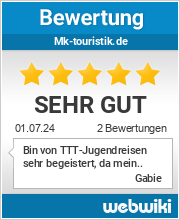 Bewertungen zu mk-touristik.de