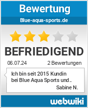 Bewertungen zu blue-aqua-sports.de