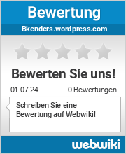Bewertungen zu bkenders.wordpress.com