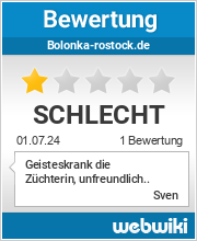 Bewertungen zu bolonka-rostock.de