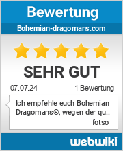 Bewertungen zu bohemian-dragomans.com