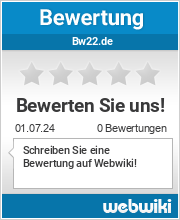 Bewertungen zu bw22.de