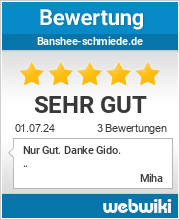 Bewertungen zu banshee-schmiede.de