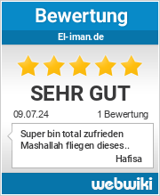 Bewertungen zu el-iman.de