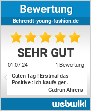 Bewertungen zu behrendt-young-fashion.de