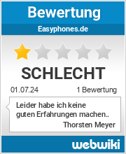 Bewertungen zu easyphones.de