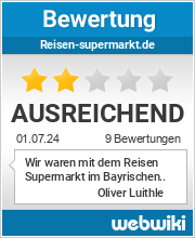 Bewertungen zu reisen-supermarkt.de