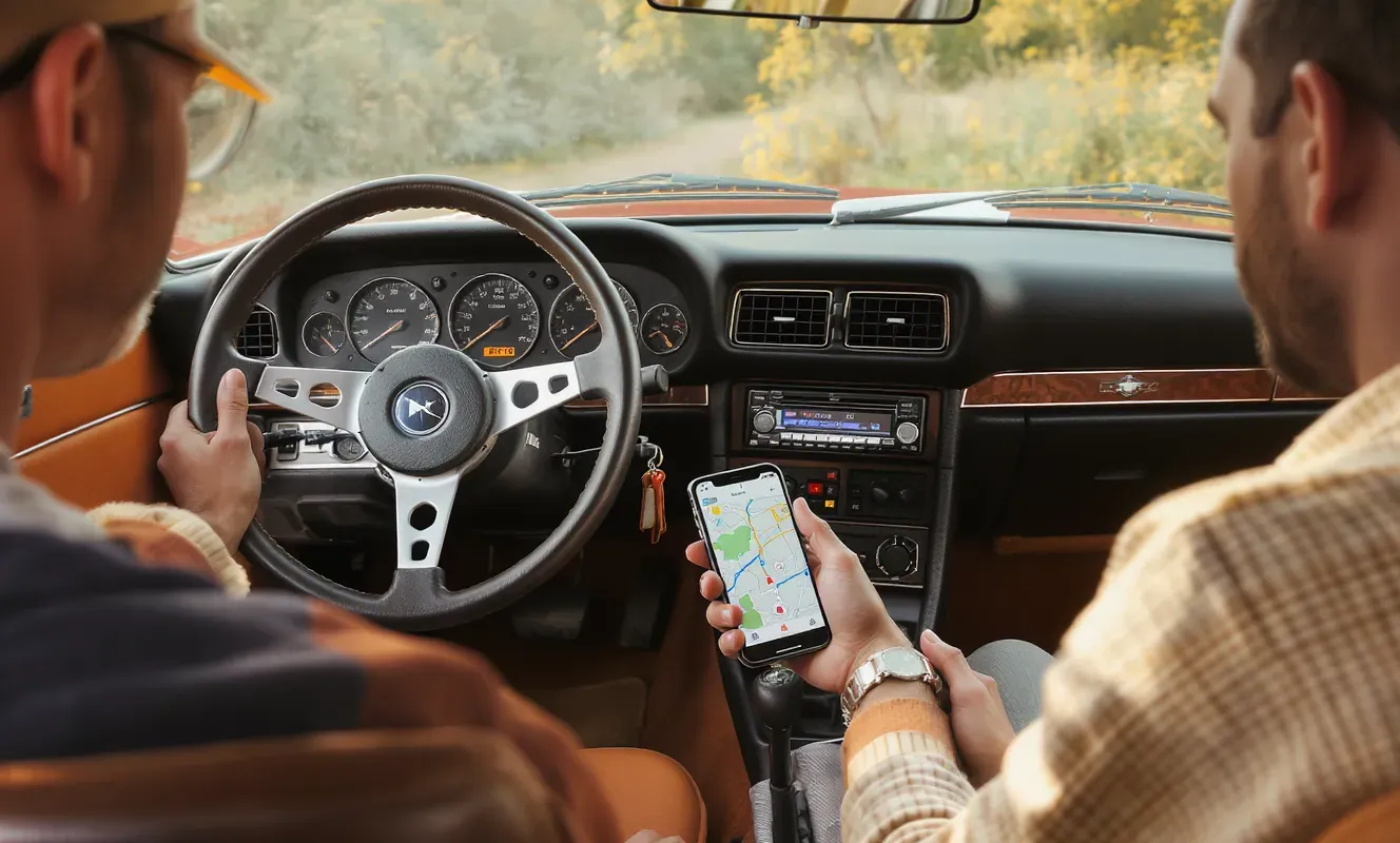 Auto Navi nachrüsten im Youngtimer: Stilvoll im 1‑DIN‑Schacht