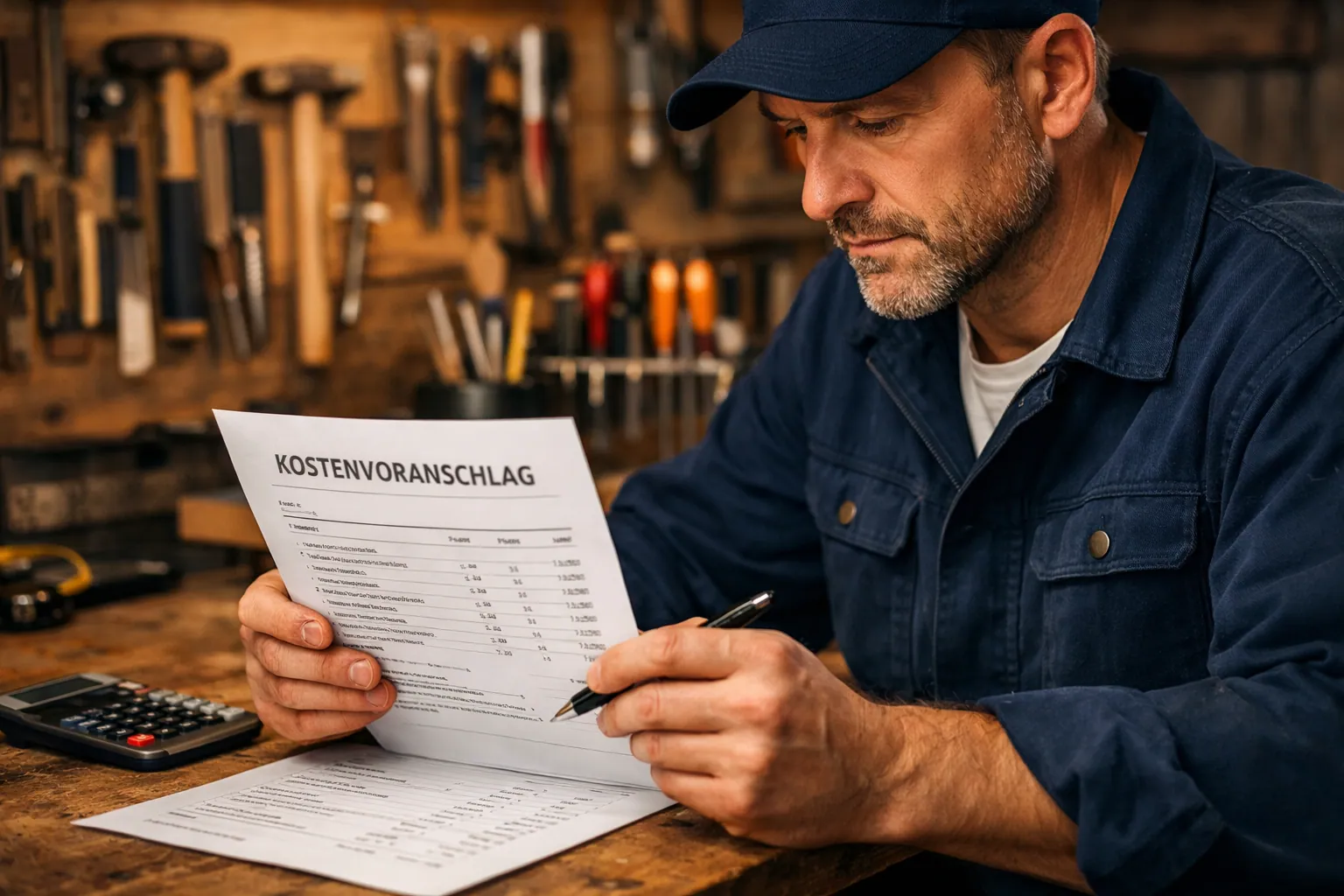 Was ist bei einem Kostenvoranschlag von einem Handwerker zu beachten?