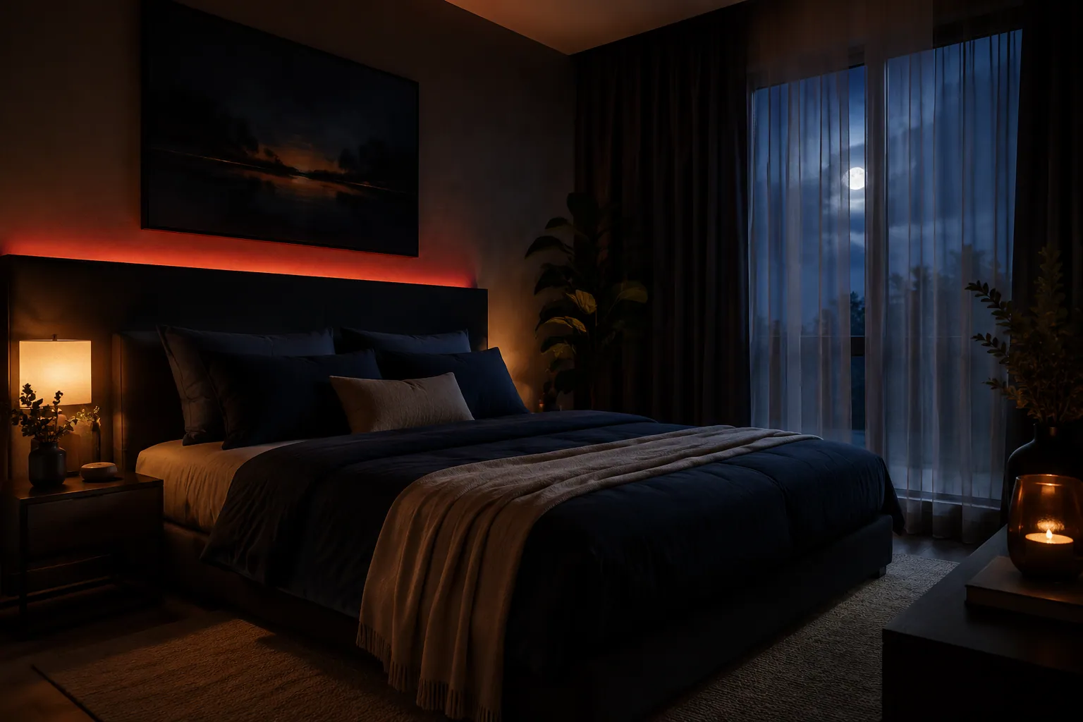 Lichtplanung im Schlafzimmer für Menschen mit unregelmäßigen Schlafzyklen