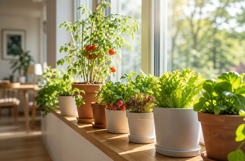 Gemüseanbau auf der Fensterbank für absolute Garten-Anfänger