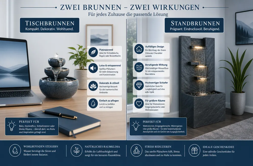 Stören Zimmerbrunnen bei Videokonferenzen oder Zoom Calls