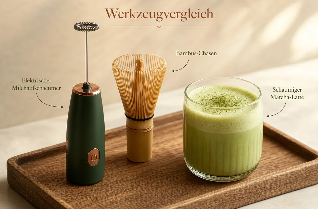 Elektrische oder manuelle Matcha Mixer: Was ist besser unterwegs