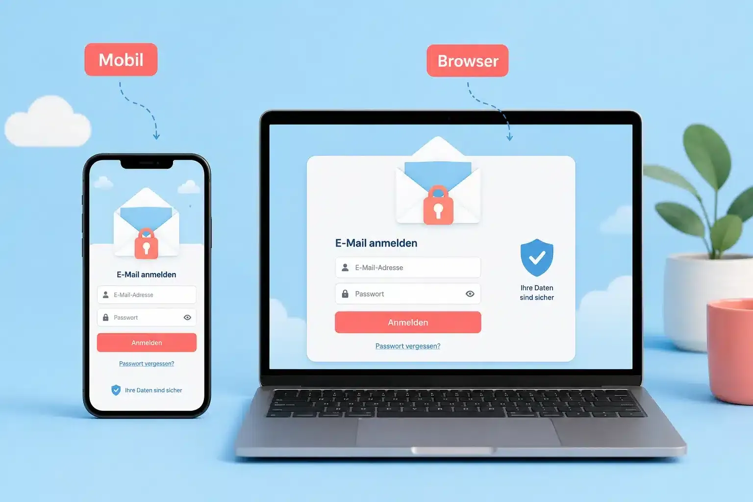 GMX Login auf dem Smartphone: App vs. Browser