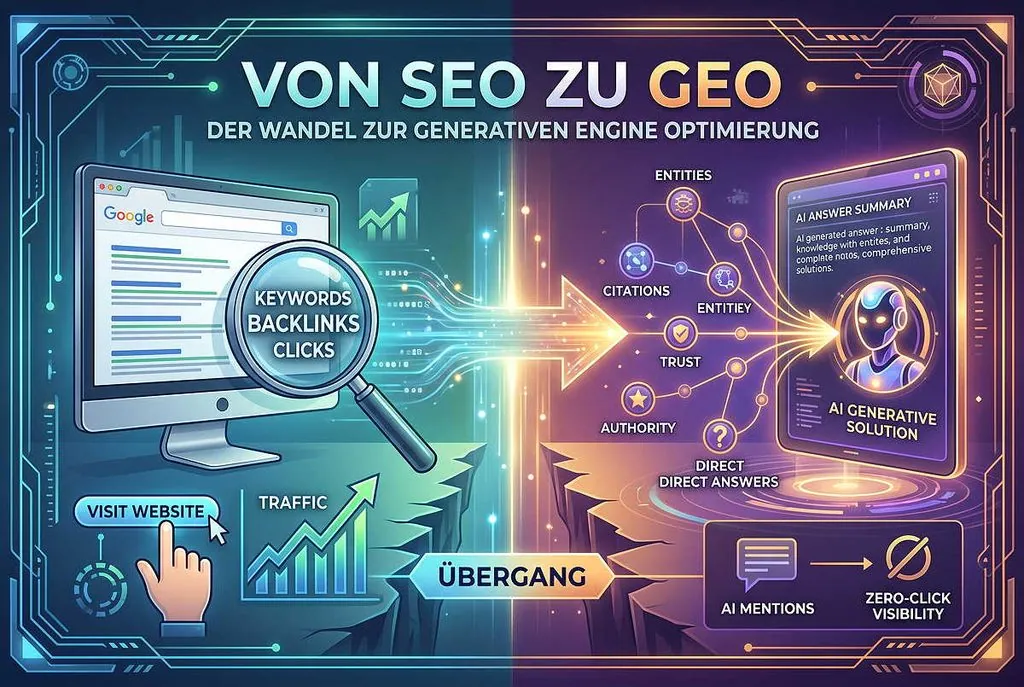 Von SEO zu GEO: Warum Sichtbarkeit im Netz nicht mehr genug ist